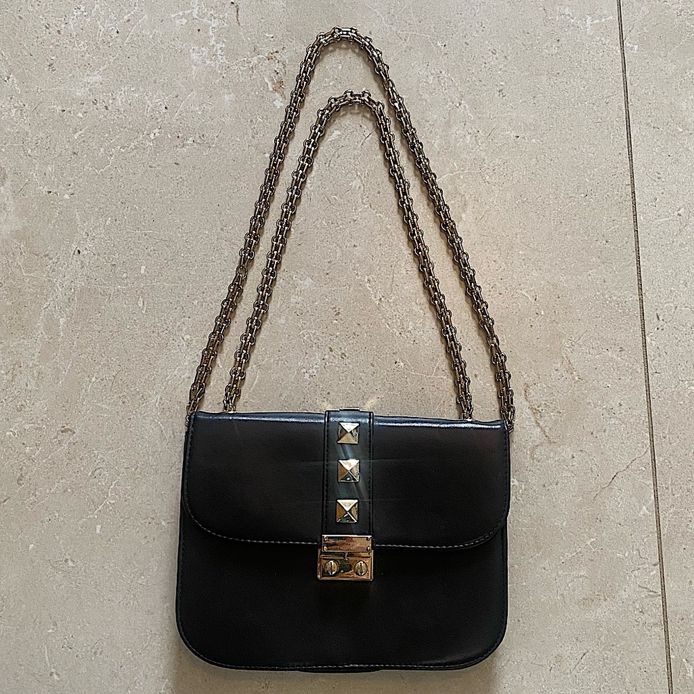 Black Studded Purse
